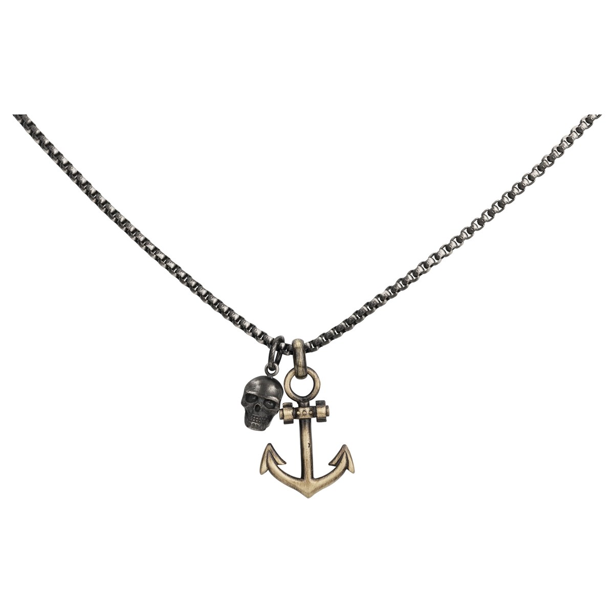 Collier multi-motifs Joshua en Acier