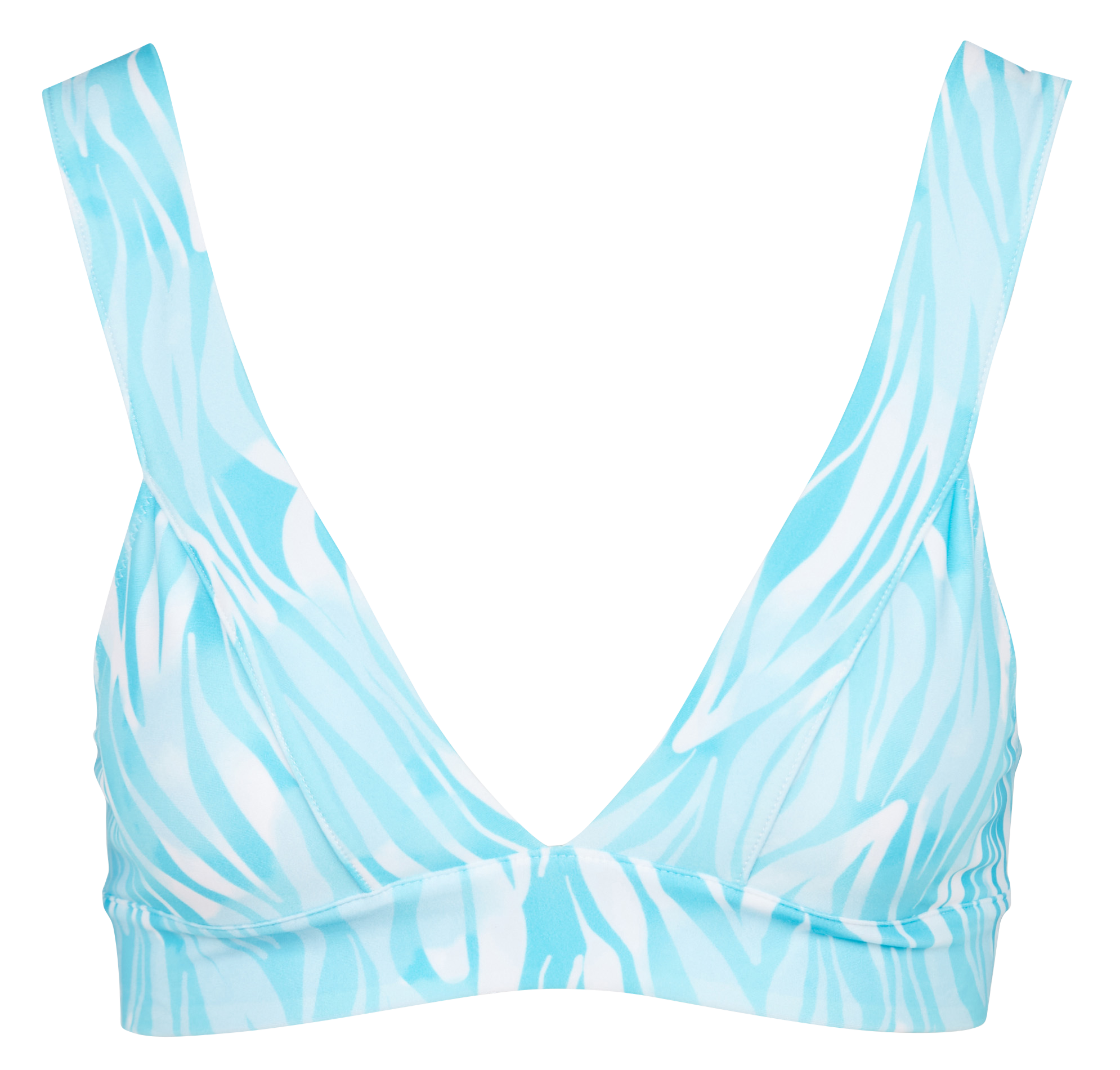 ALBA - Haut de maillot de bain imprimé| Rayé