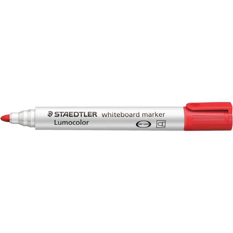 Marqueur effaçable rechargeable Staedtler Lumocolor 351 pointe ogive 2 mm - Pochette de 8
