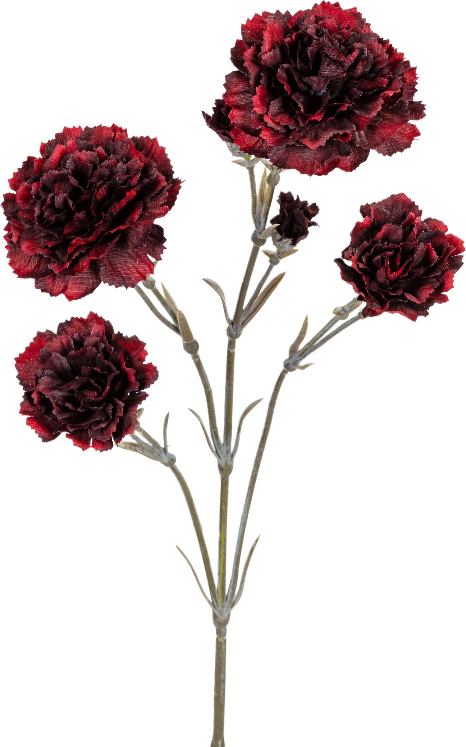 Louis Maes kunstbloem Anjer rood 60 cm
