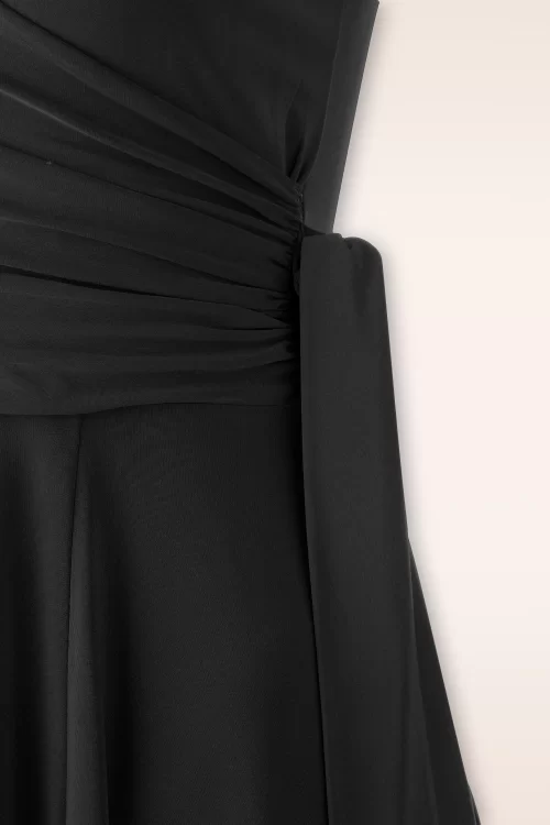 Vintage Chic for Topvintage Layla Cross Overjurk in zwart