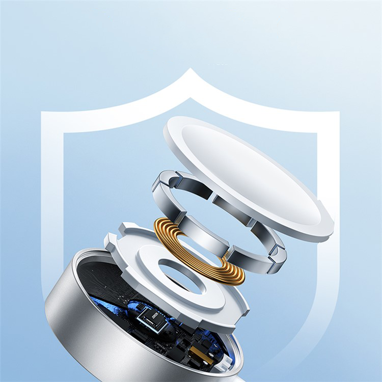 (1.2m) 3.5 A 3in1 USB A auf 2x Lightning / Apple Watch Magnetisches Ladekabel Datenkabel - Weiss