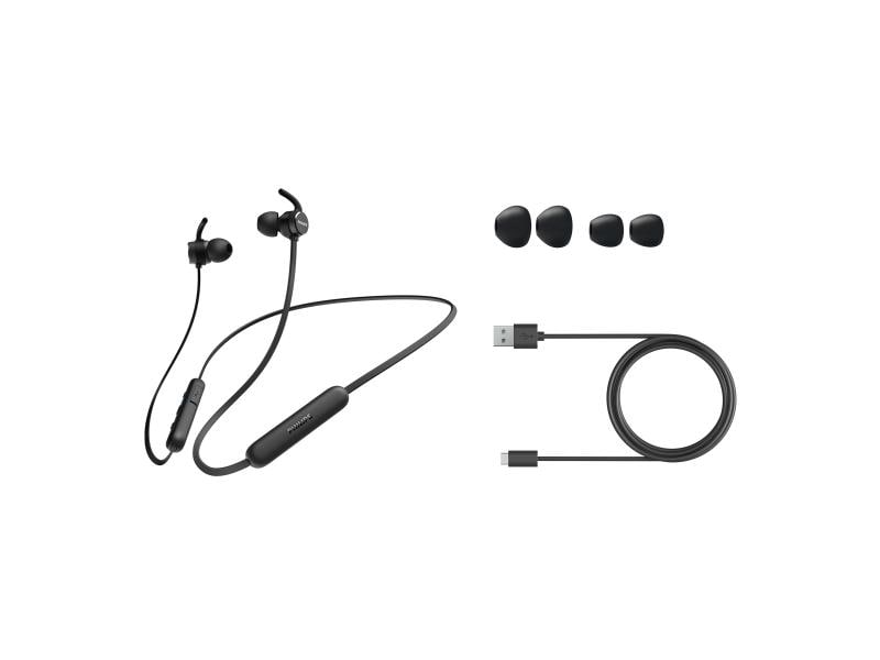 Philips Wireless In-Ear-Kopfhörer TAE1205BK/00 Schwarz Wireless In-Ear Kopfhörer mit Mic