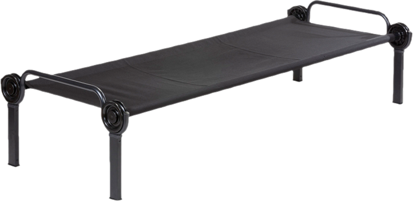 Disc-O-Bed ONE XL Feldbett Schwarz