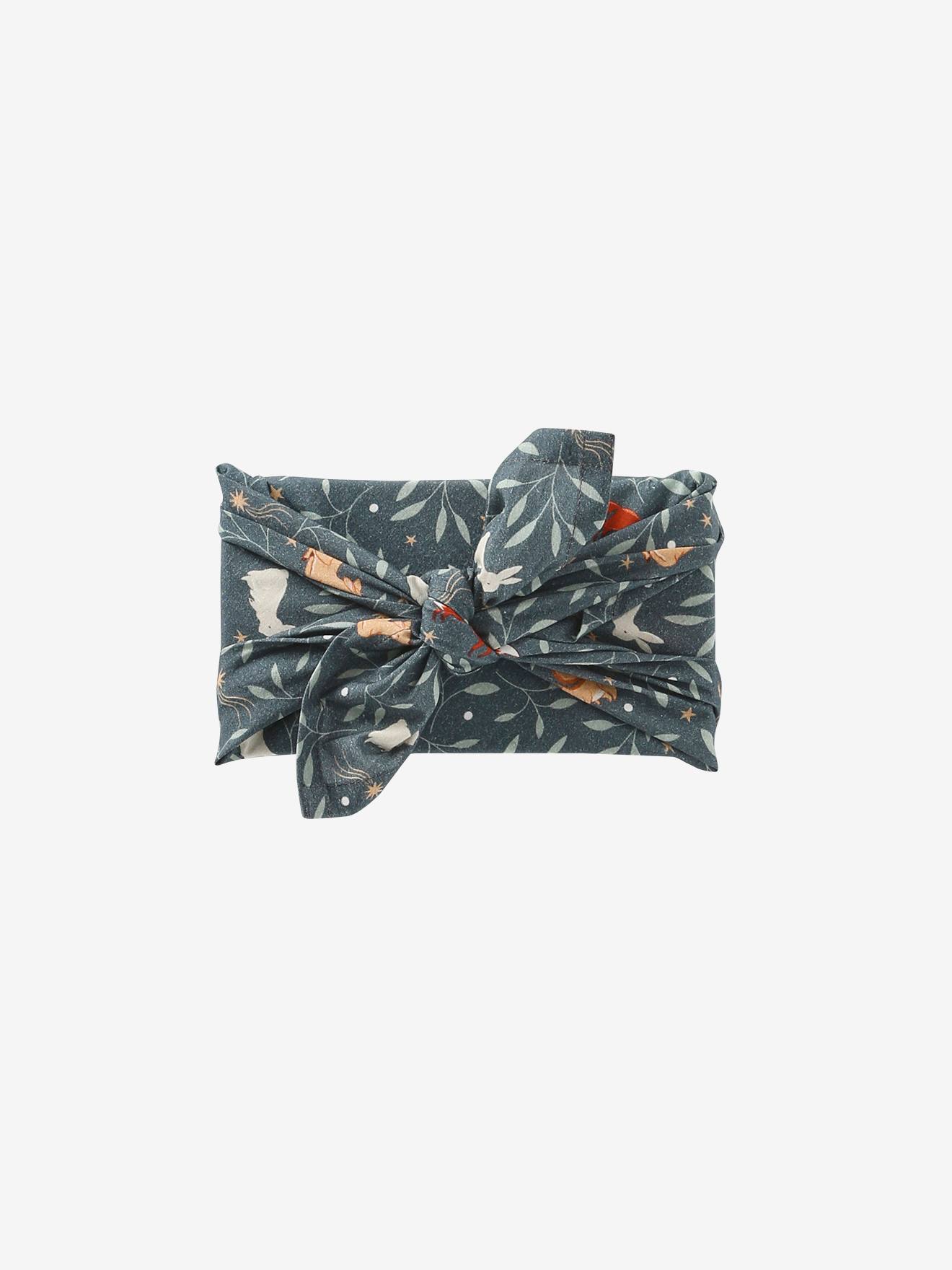 Pacote com 2 bandagens de tecido Furoshiki com estampa 