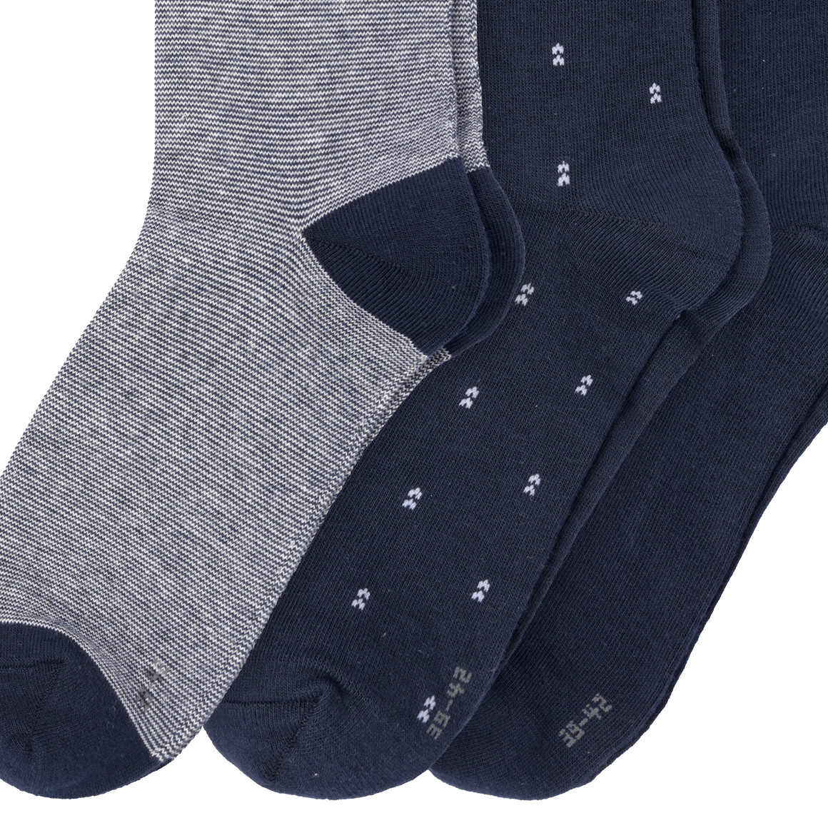 VanVaan 3 Paar Herren Socken im Set dunkelblau