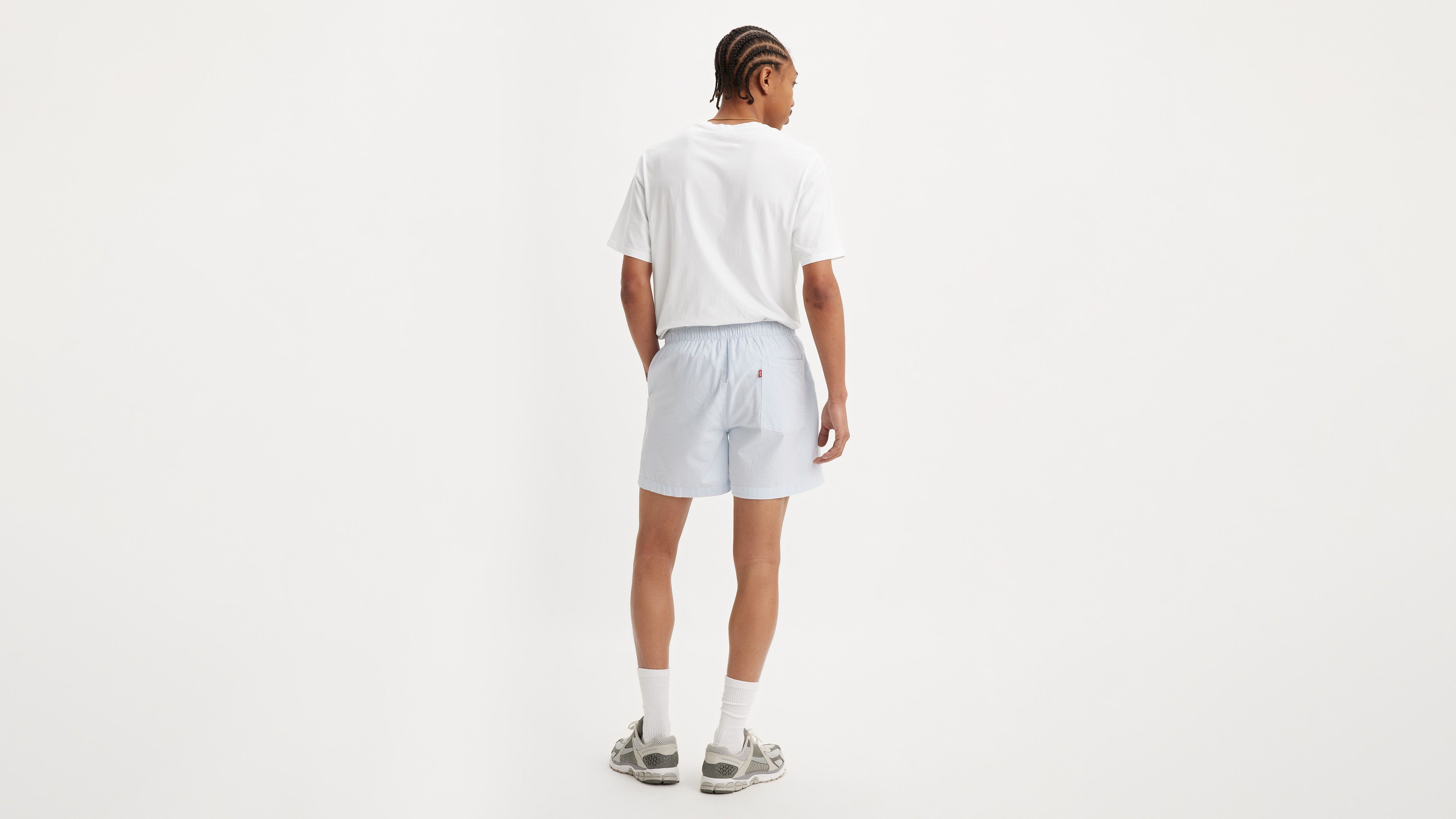 Short XX Chino Easy - Lounge Stripe Soft Chambray Seersucker - Multicolore