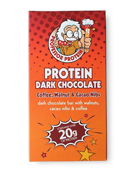 Professor Protein Dark Chocolate Walnut &amp; Coffee 10x75g