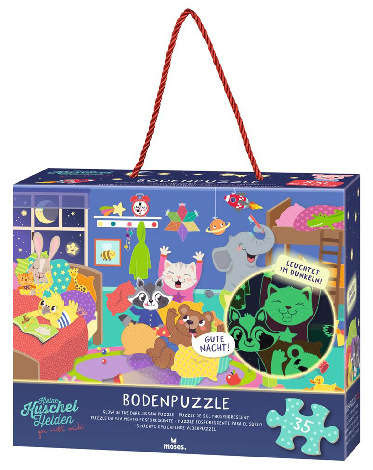 Bodenpuzzle KLEINE KUSCHELHELDEN - GUTE NACHT 35-t