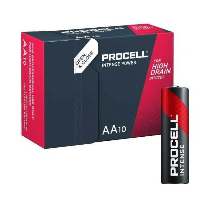 Procell Intense Alkaline 1,5V LR06 AA Doos 10 (5000394136830)