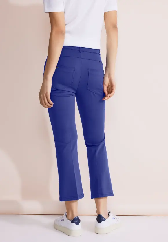 Slim Fit Twill Hose - intense royal blue