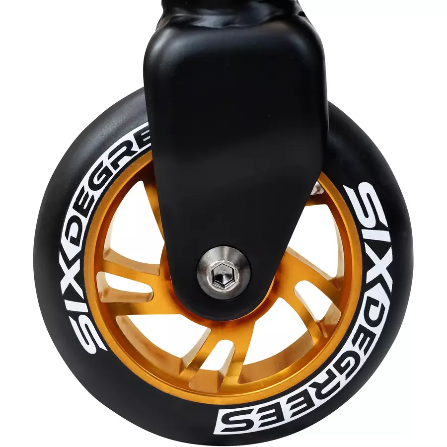 SIX DEGREES Stuntscooter 100 mm schwarz-kupferbraun
