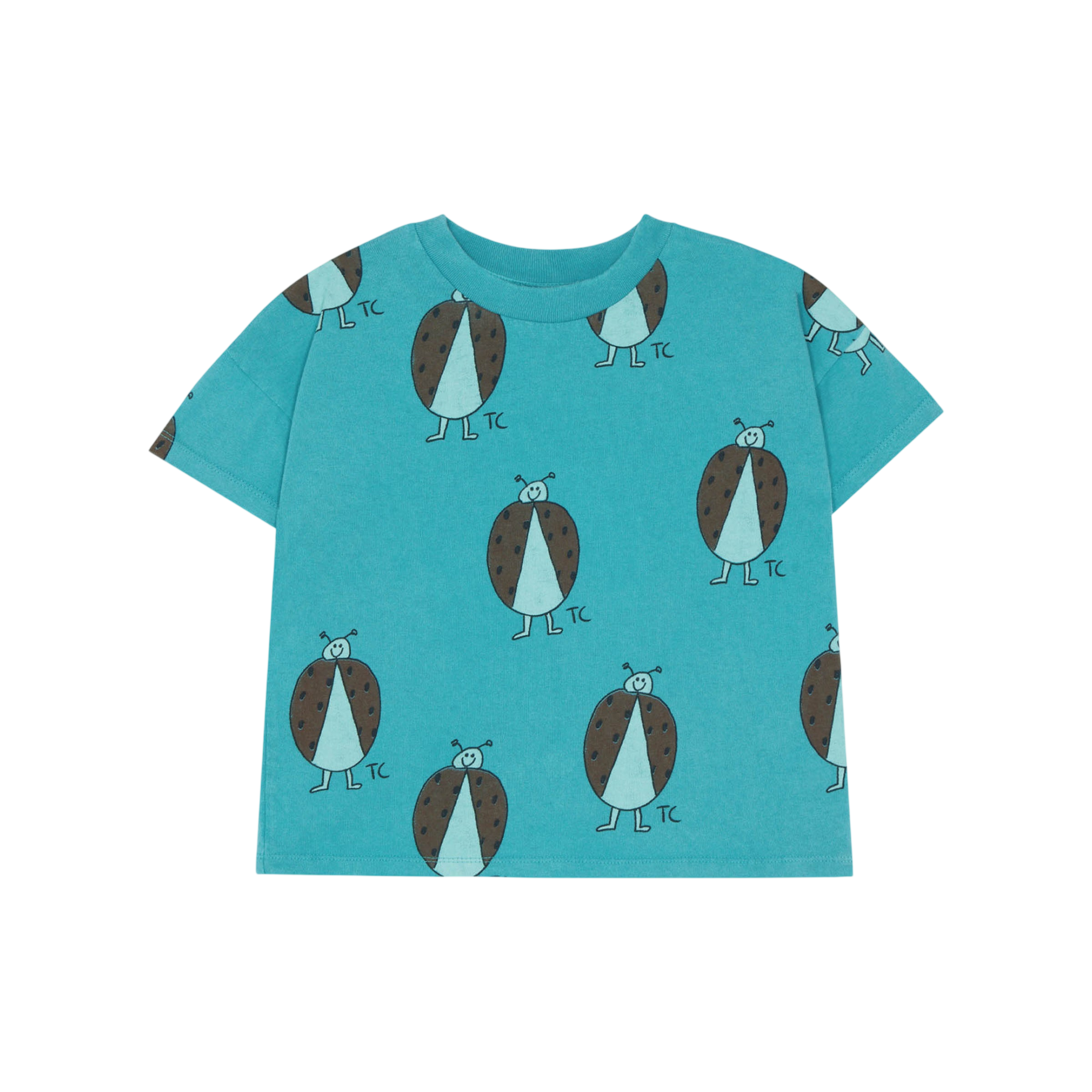 T-Shirt Ladybug Allover Blue