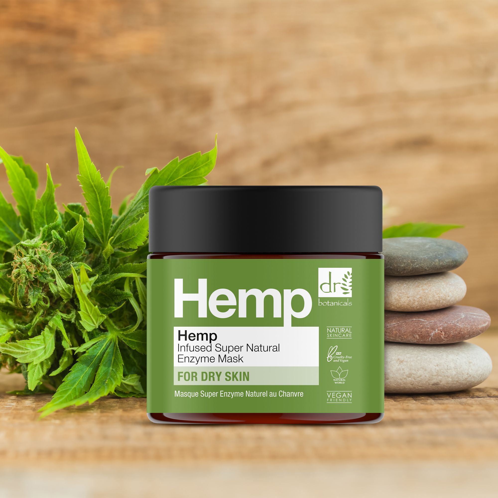 Dr Botanicals Niacinamide & Hemp Infused Super Natural Enzyme Mask