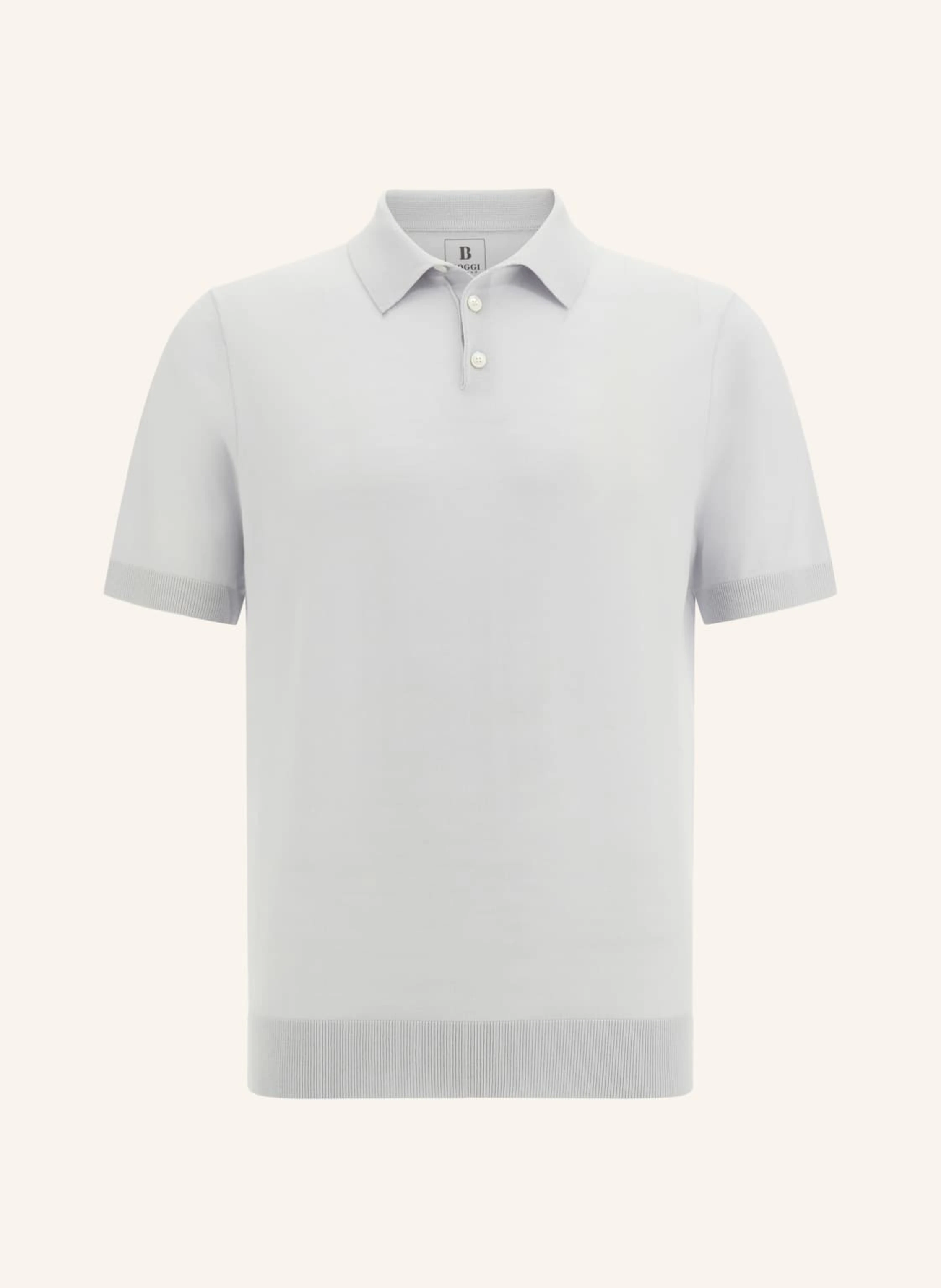 BOGGI MILANO Strick-Poloshirt