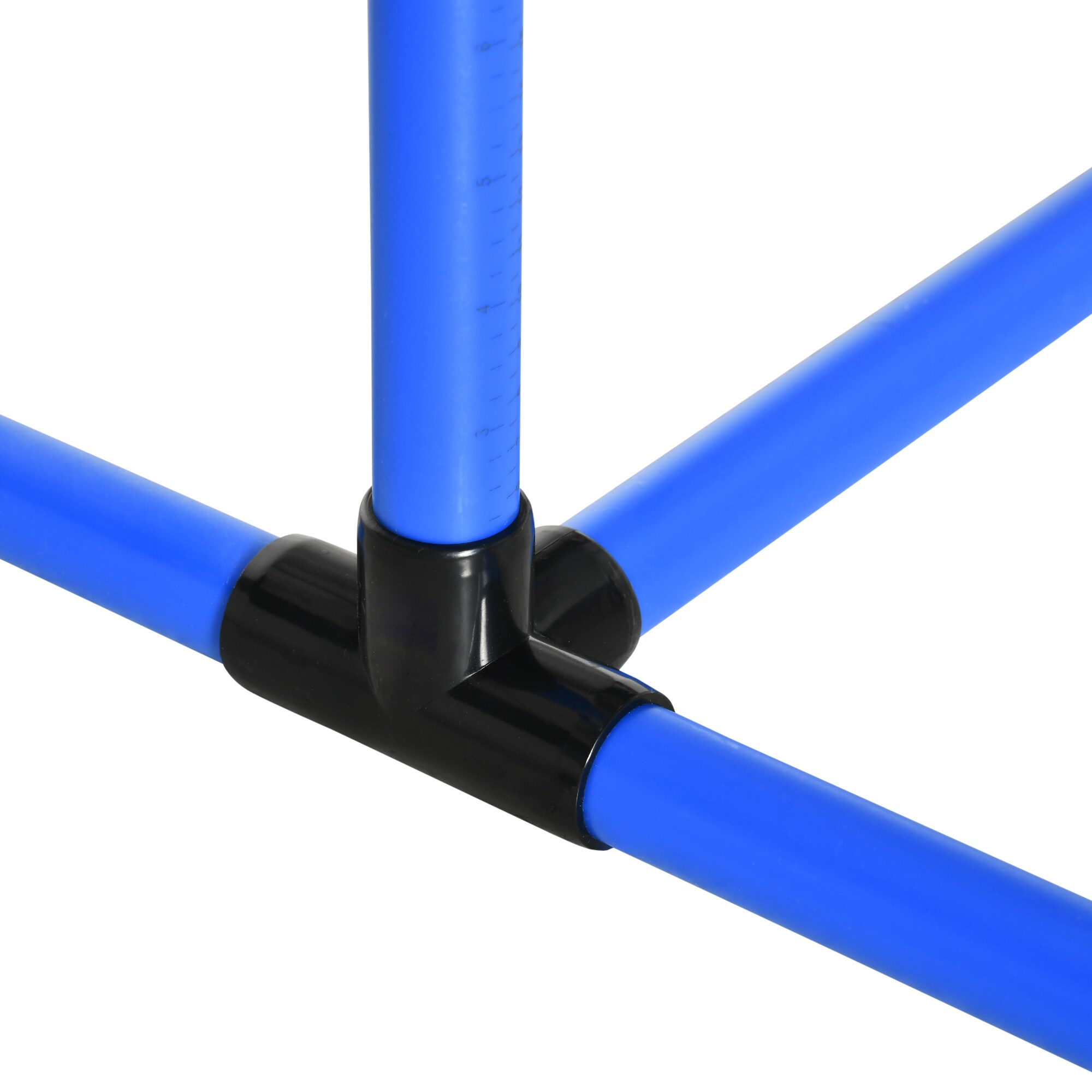 PawHut Agility Hürdenset als 4er Set blau 95 x 65 x 95 cm (LxBxH)