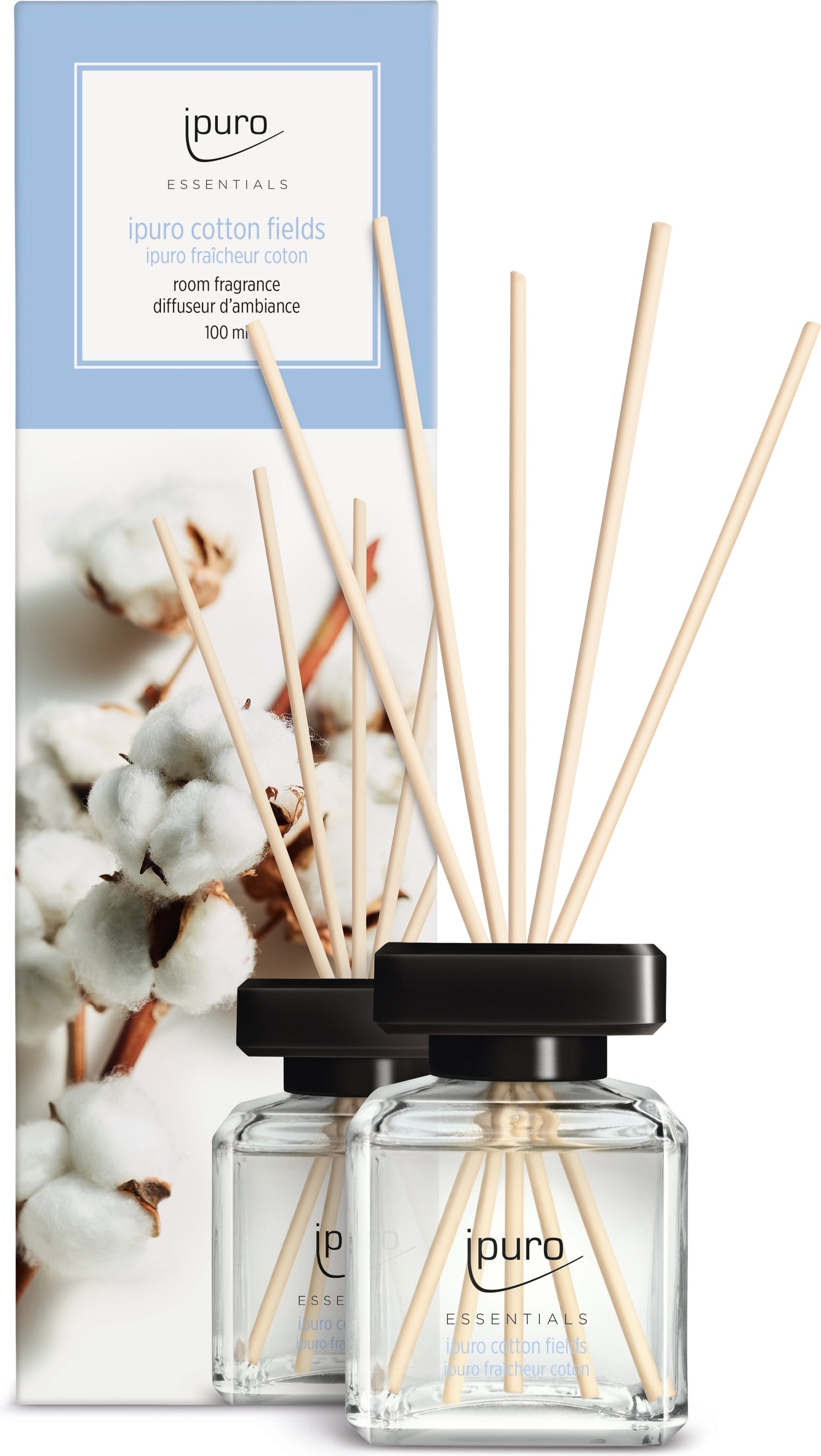 Ipuro geurstokjes Essentials Cotton Fields 100 ml