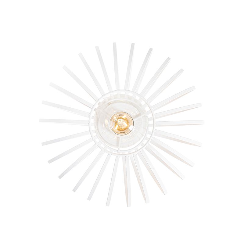 Design plafondlamp wit 30 cm - Johanna