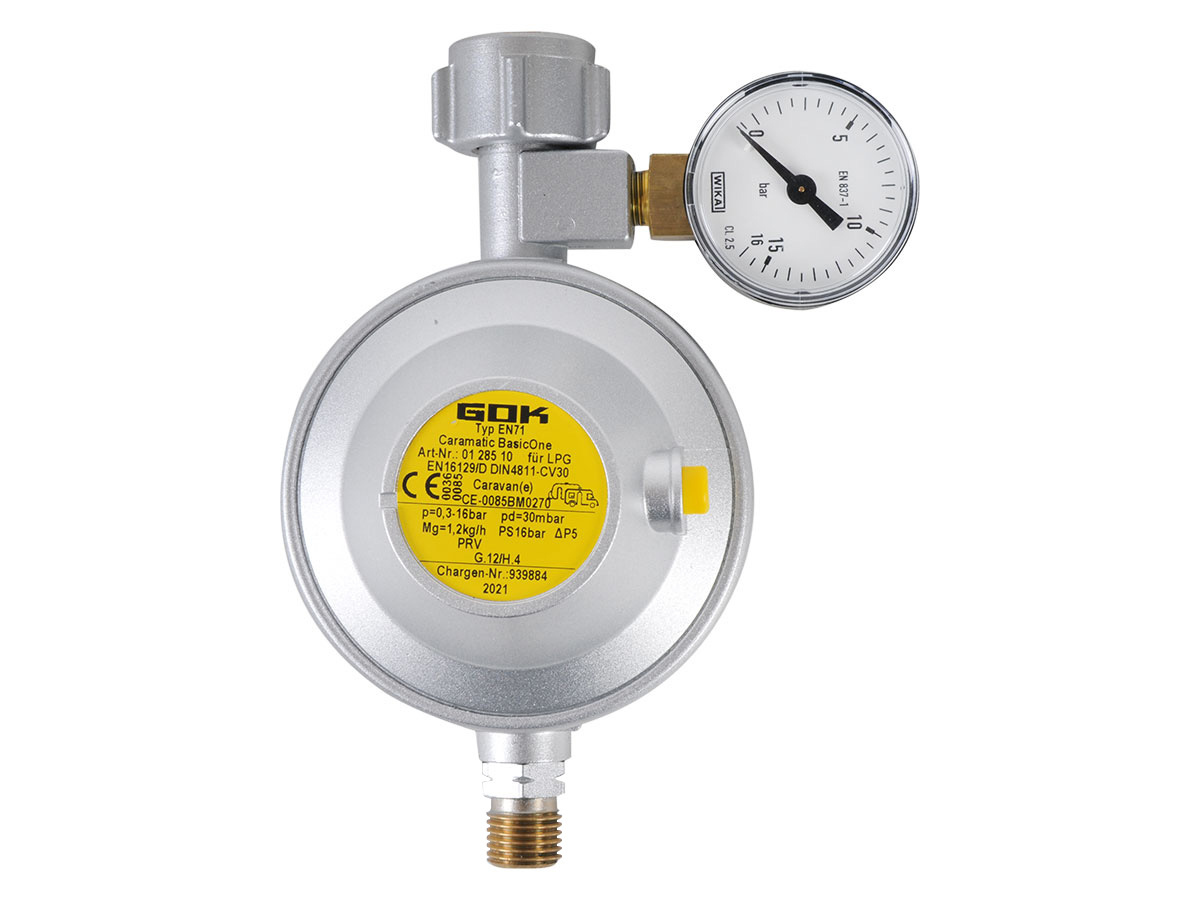 GOK 30 mbar manometer drukregelaar