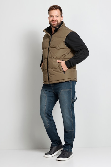 Boston Park Steppweste, Stehkragen, Zipper, bis 74