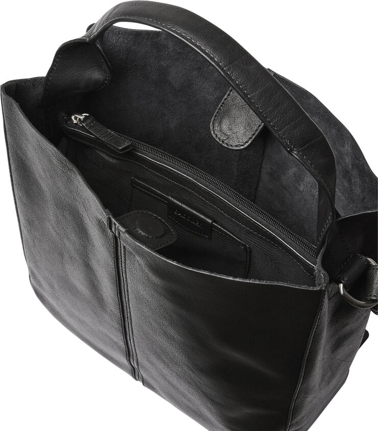 Saddler Elsa Brushed silver Black