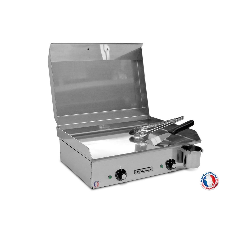 Plancha électrique Néo E530 - 2400W + Couvercle + 2 ustensiles Plancha