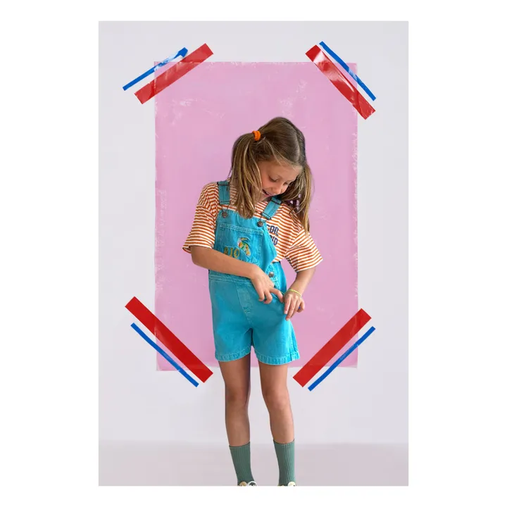 Favorite People Salopette Short Tucano | Turquoise