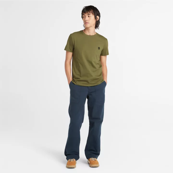 T-shirt Dunstan River pour homme en vert