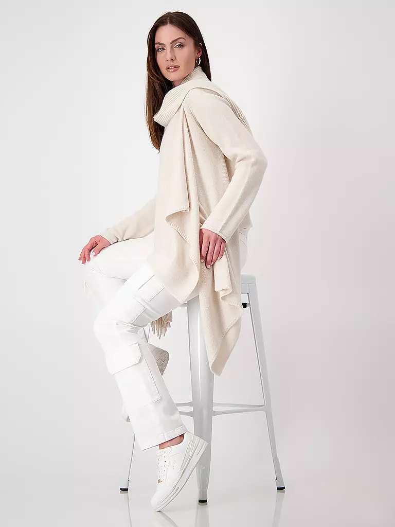 MONARI Strickjacke - Cape beige