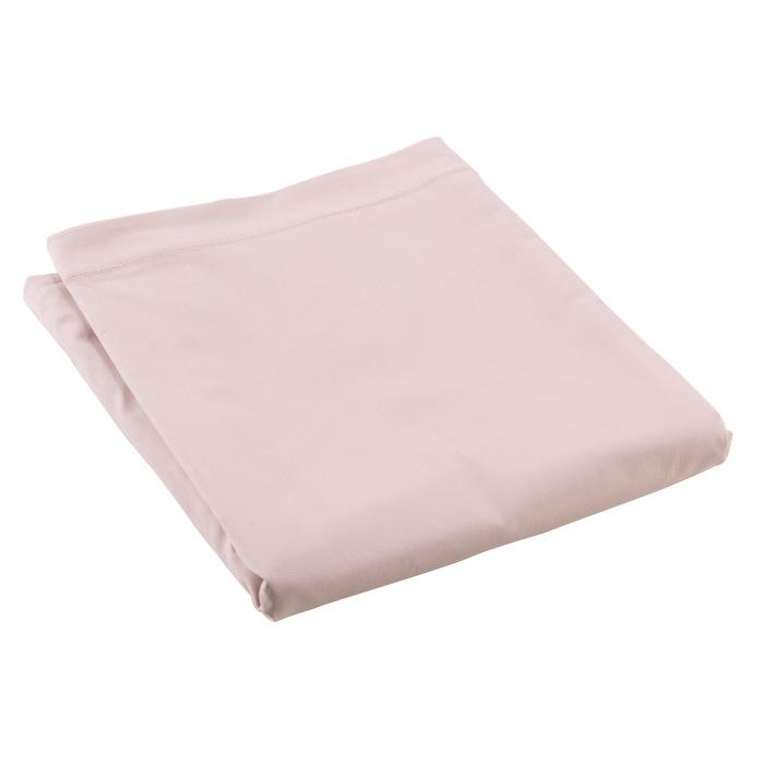 DRAP PLAT 2 P 240X300CM PERCALE UNI ROSE POINT BOURDON