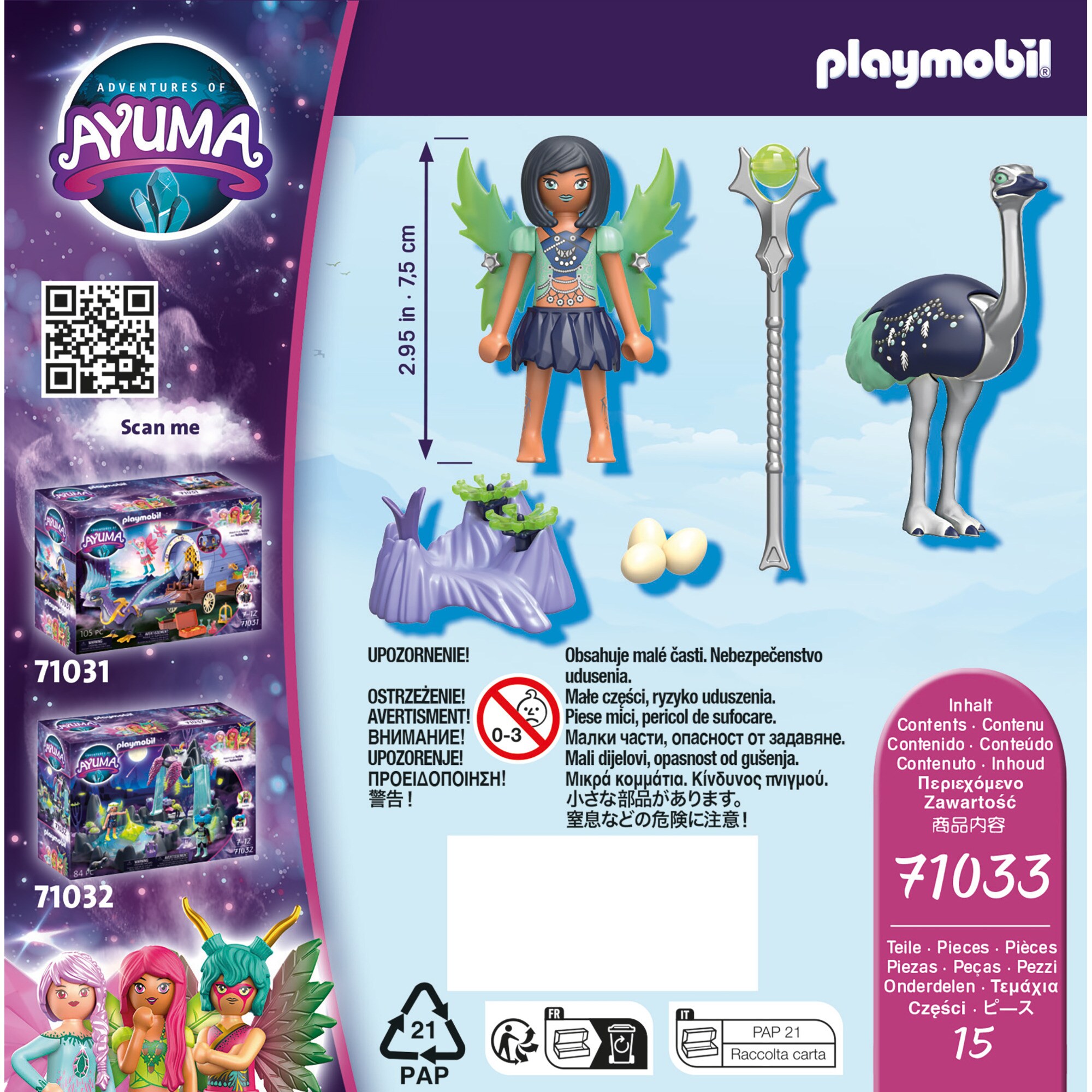 PLAYMOBIL Konstruktionsspielzeug Ayuma Moon Fairy mit Seelentier