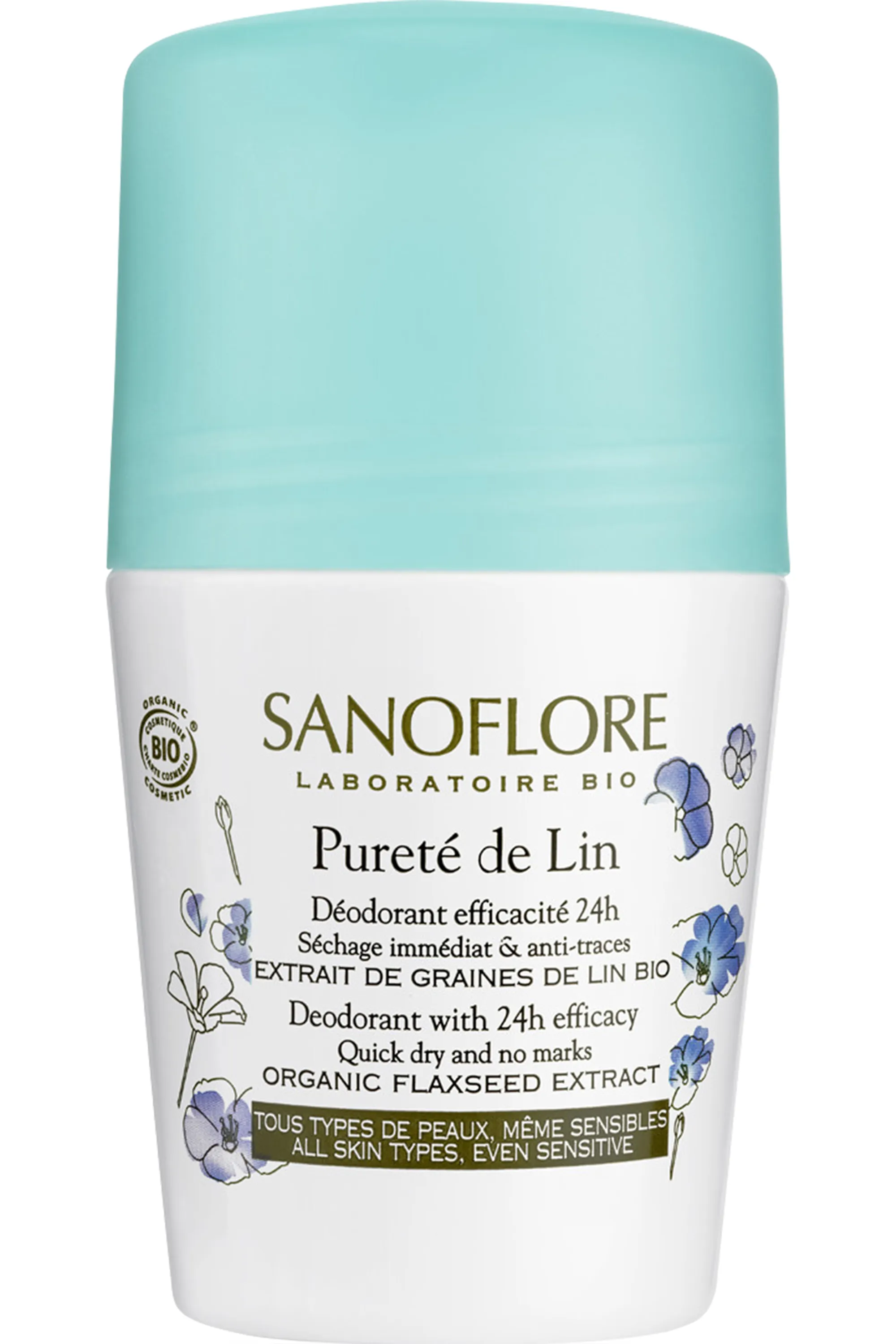 Sanoflore Déodorant Pureté De Lin-60 ml