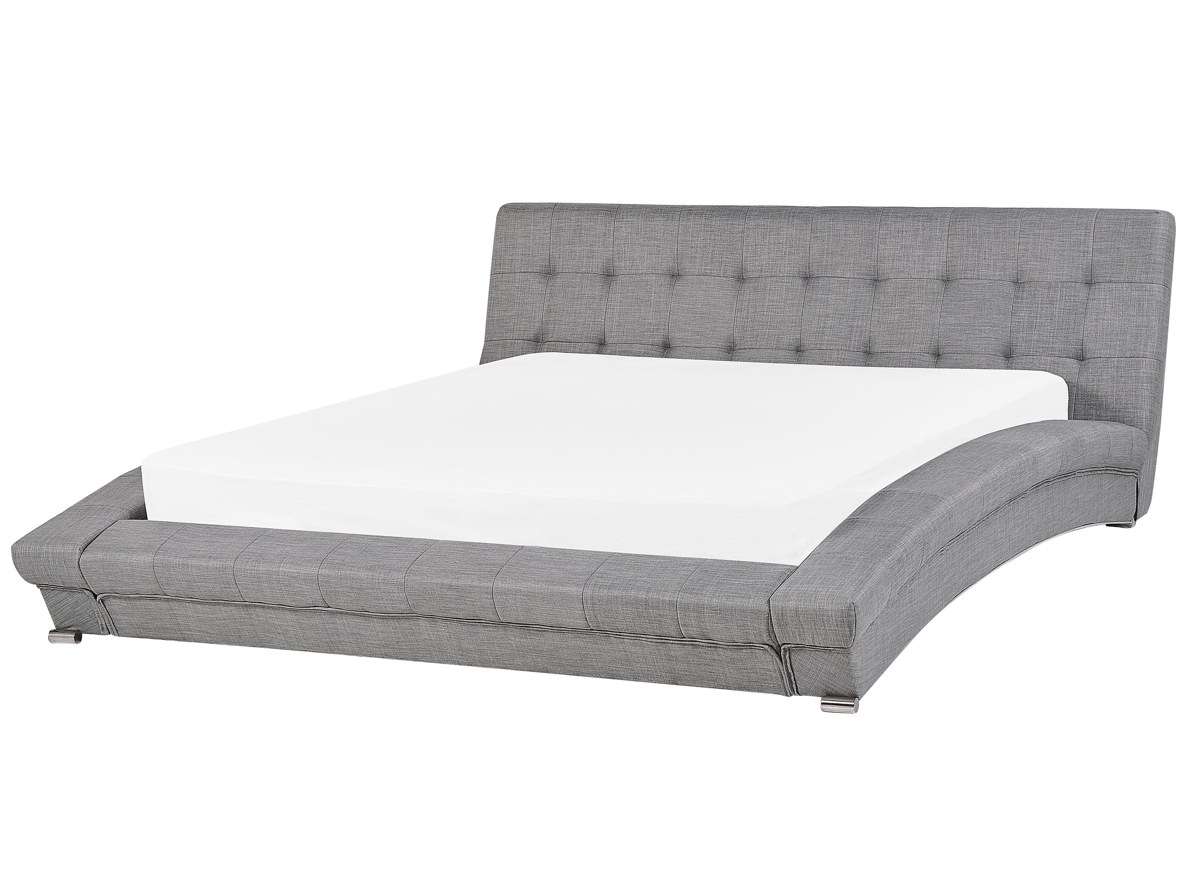 Waterbed Stof LILLE 180 x 200 cm Grijs