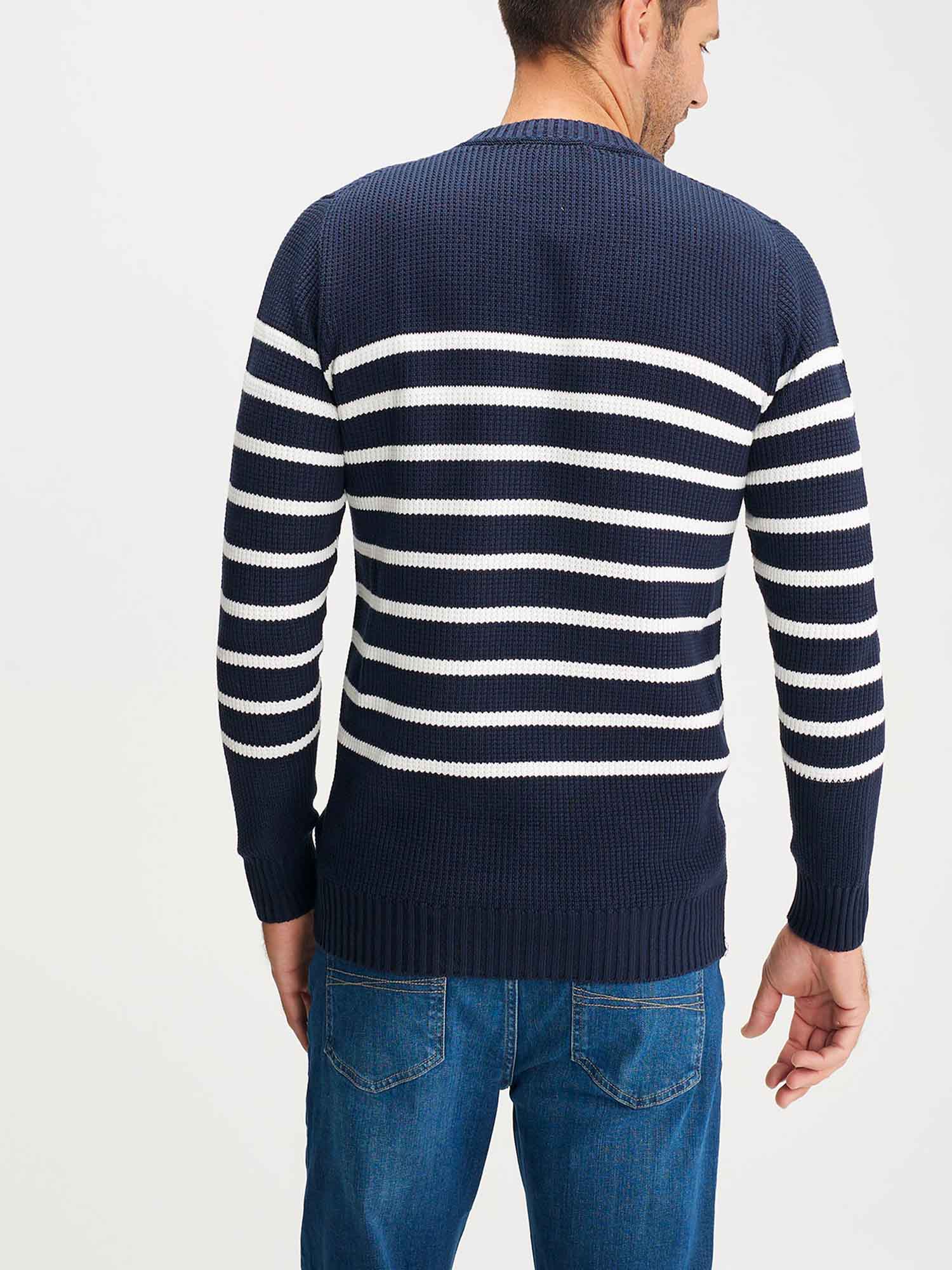 Pull Homme Fabriqué en France Marine