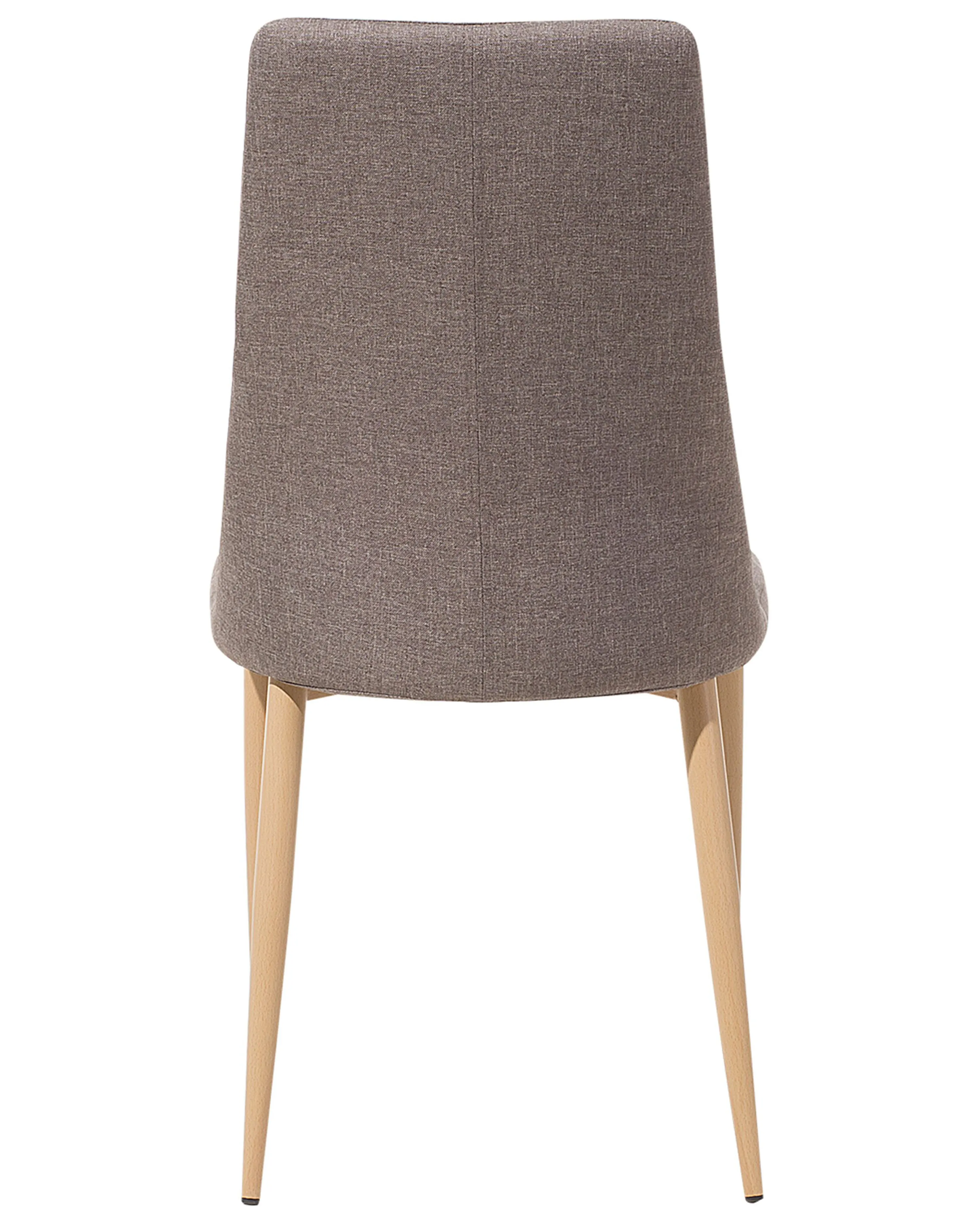 Set van 2 eetkamerstoelen CLAYTON Stof Taupe