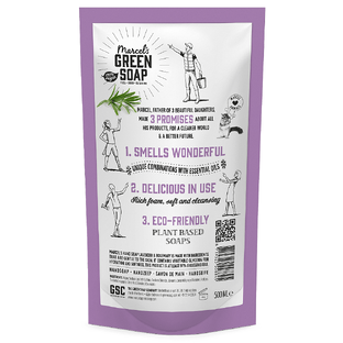 Marcels Green Soap Handzeep Lavendel & Rozemarijn Navulling 500ML