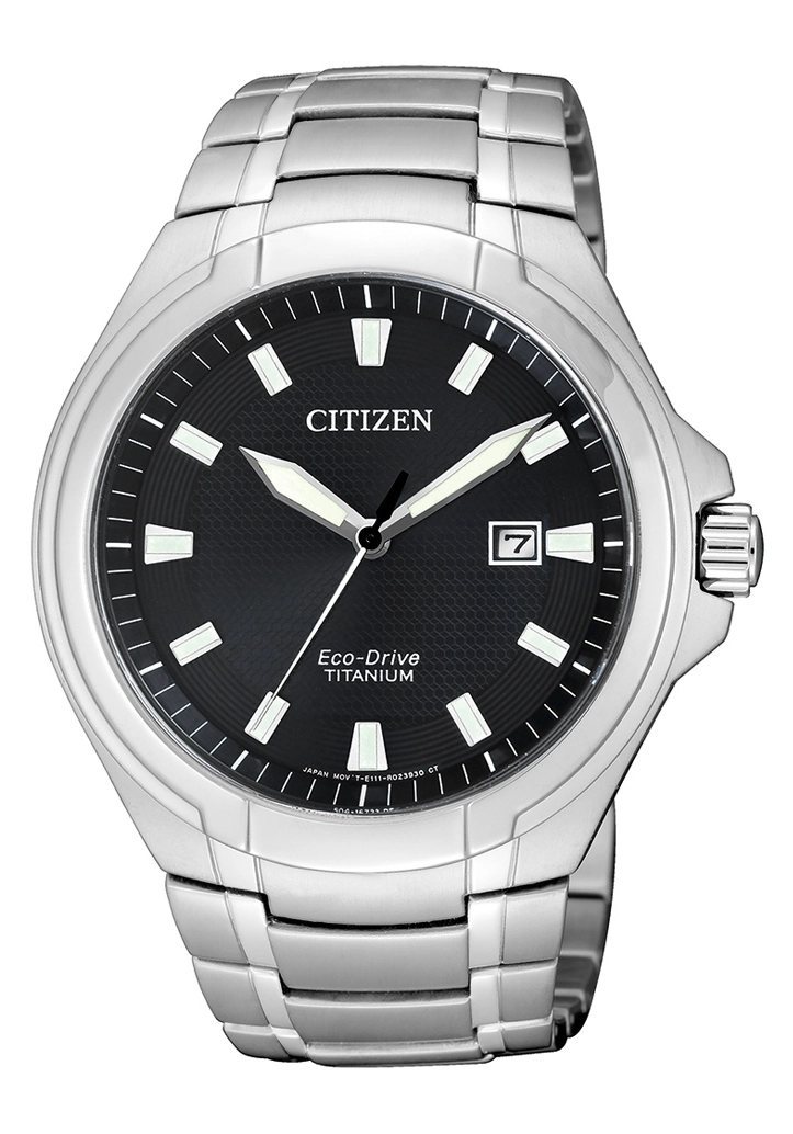 Citizen Eco-Drive Herrenuhr Titan Schwarz BM7430-89E