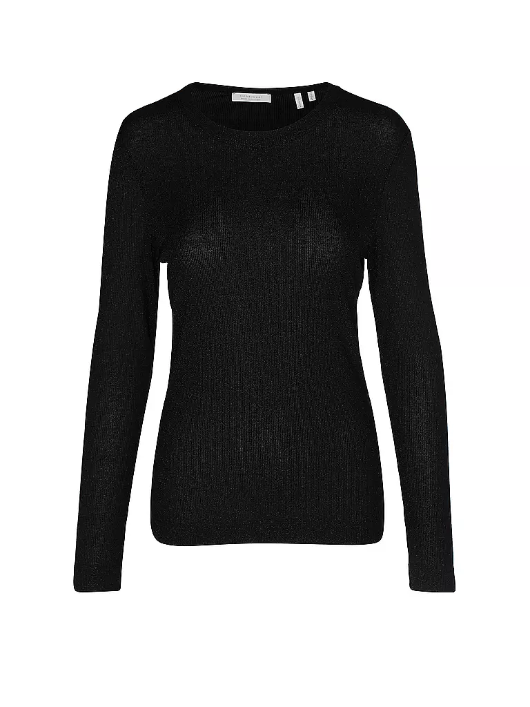 RICH & ROYAL Langarmshirt schwarz