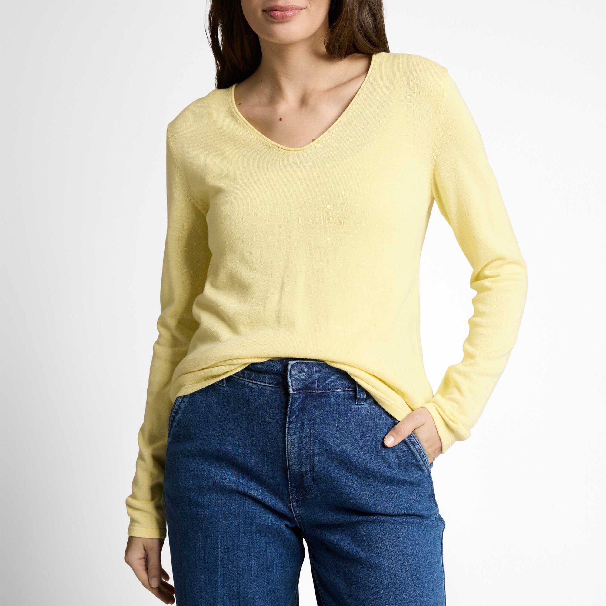Pull Femme jaune