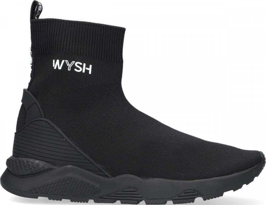 Wysh Jaime Hoge sneakers Jongens Kids Zwart