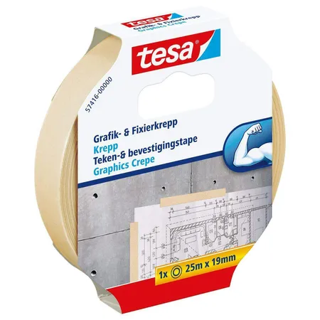 tesa Grafik- und Fixier-Krepp 25mx19mm