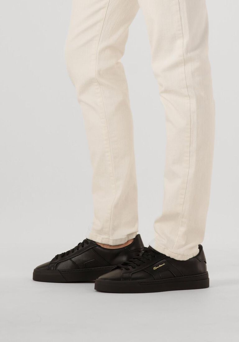 zwarte santoni lage sneakers 21779