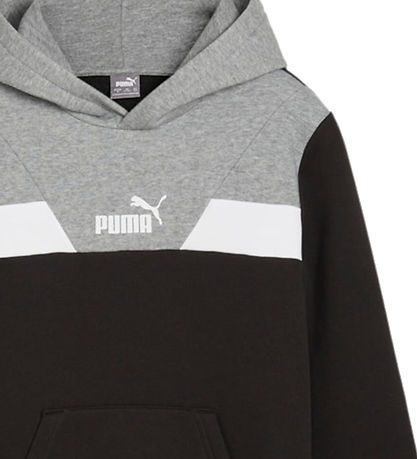 Puma H?ttetr?je - Power Colorblock - Sort/Gr?/Hvid