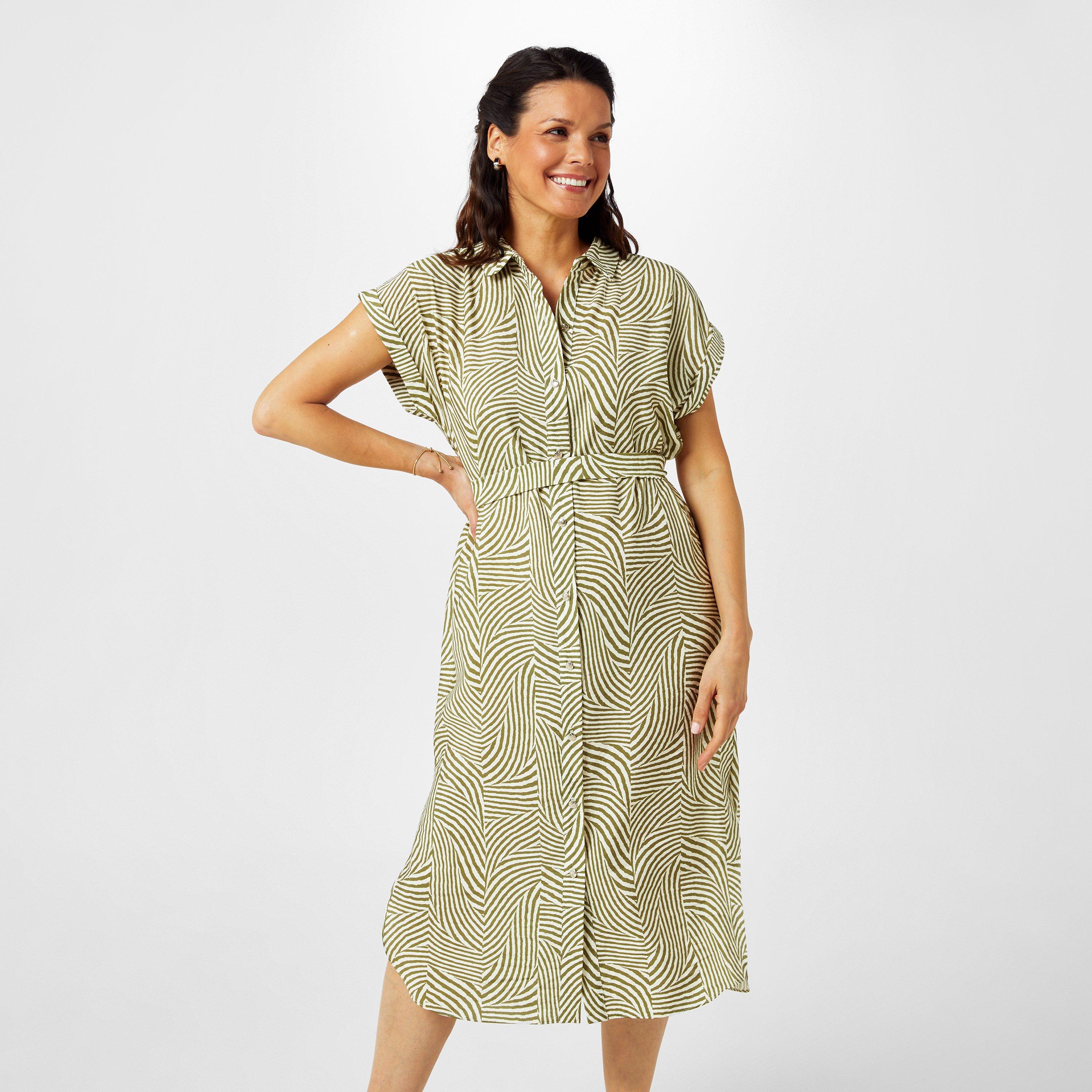 Biba Printed Shirt Dress