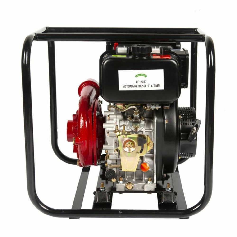 Motopompe thermique haute pression diesel 296cc 30m3/h fermier gf-2057 2 pouces