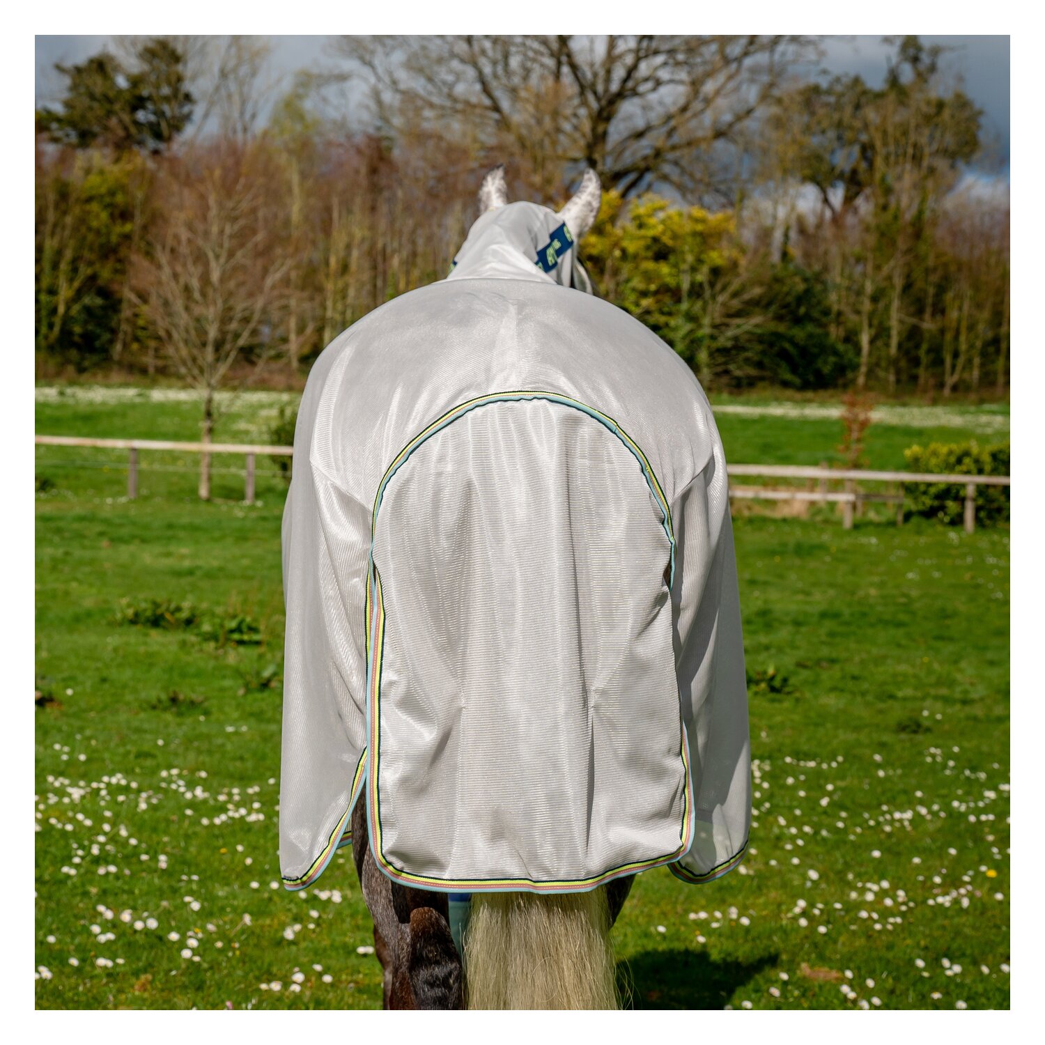 HORSEWARE Fliegendecke AMIGO Bug Rug  - lunar/rock/navy/lime