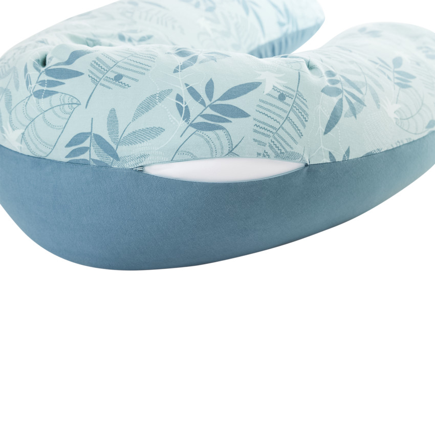 Coussin d'allaitement Pineapple avec housse bleue 160 cm