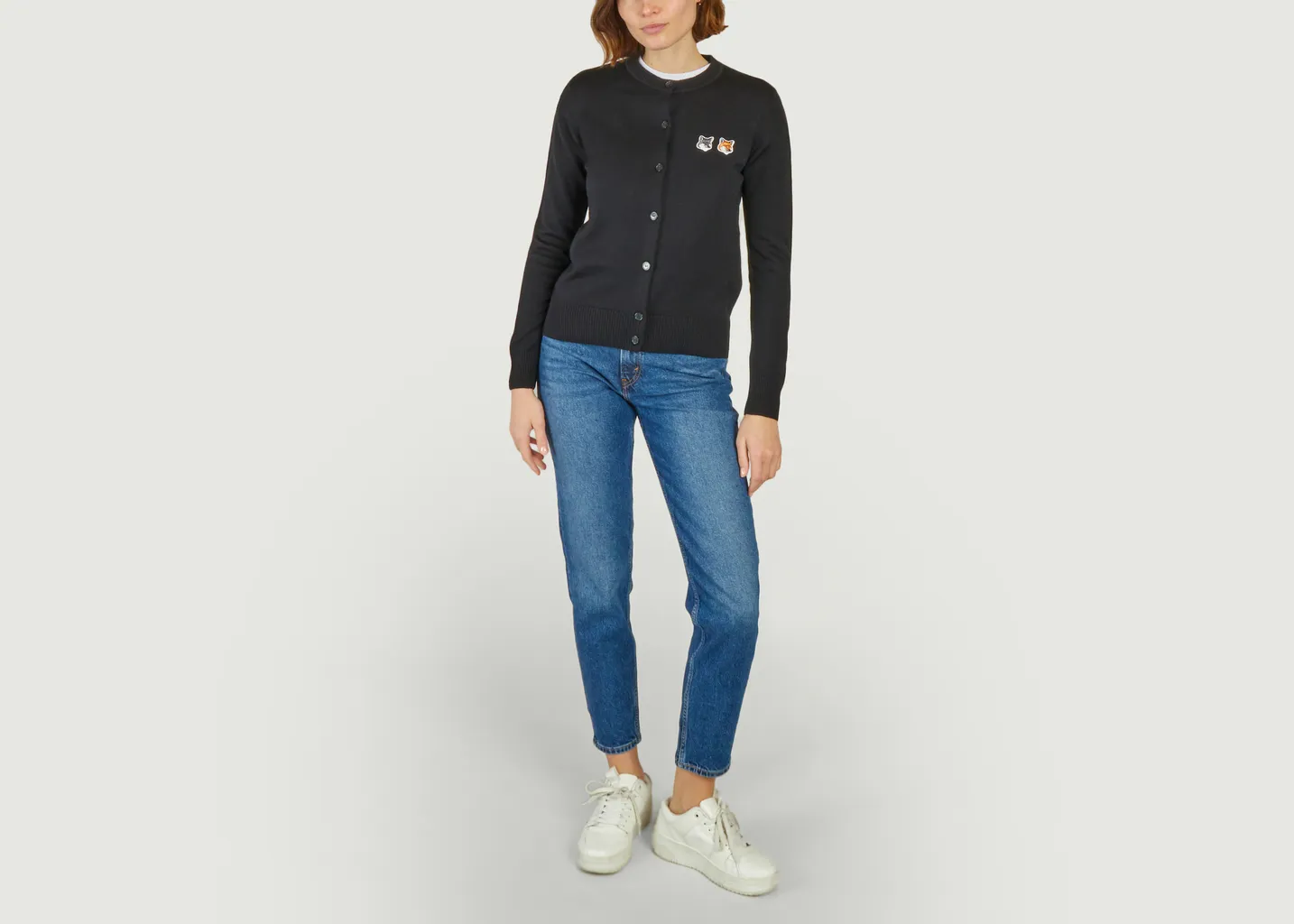 Cardigan Fox Head Maison Kitsuné