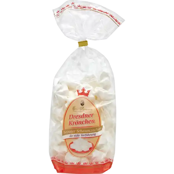 Dresdner Krönchen Feinster Schaumzucker weiß