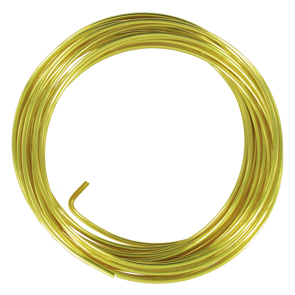 Fil aluminium or 2m